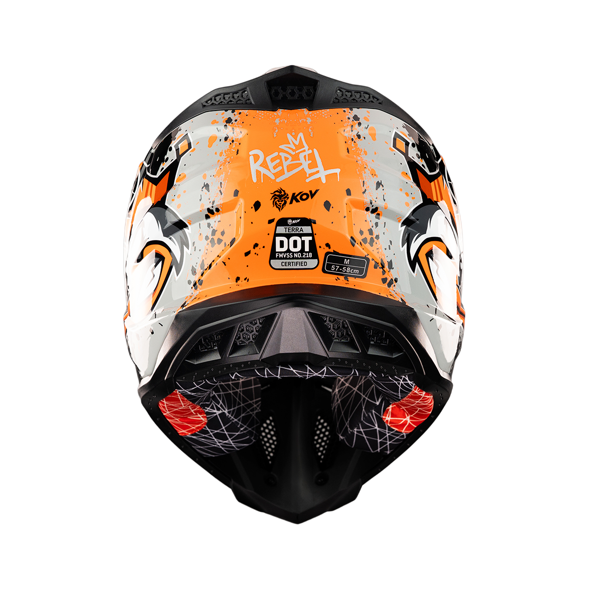 CASCO CROSS TERRA REBEL KOV + de motociclista