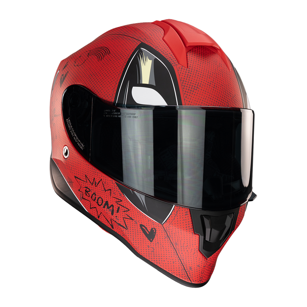 PREVENTA CASCO KROON MARVEL DEADPOOL Cascos KOV + de motociclista