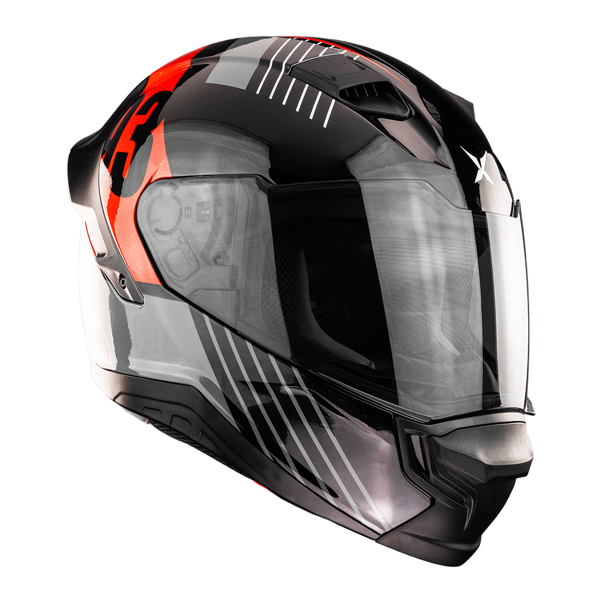 CASCO LOWEN SONICO NEGRO ROJO