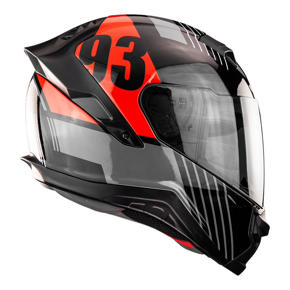 CASCO LOWEN SONICO NEGRO ROJO