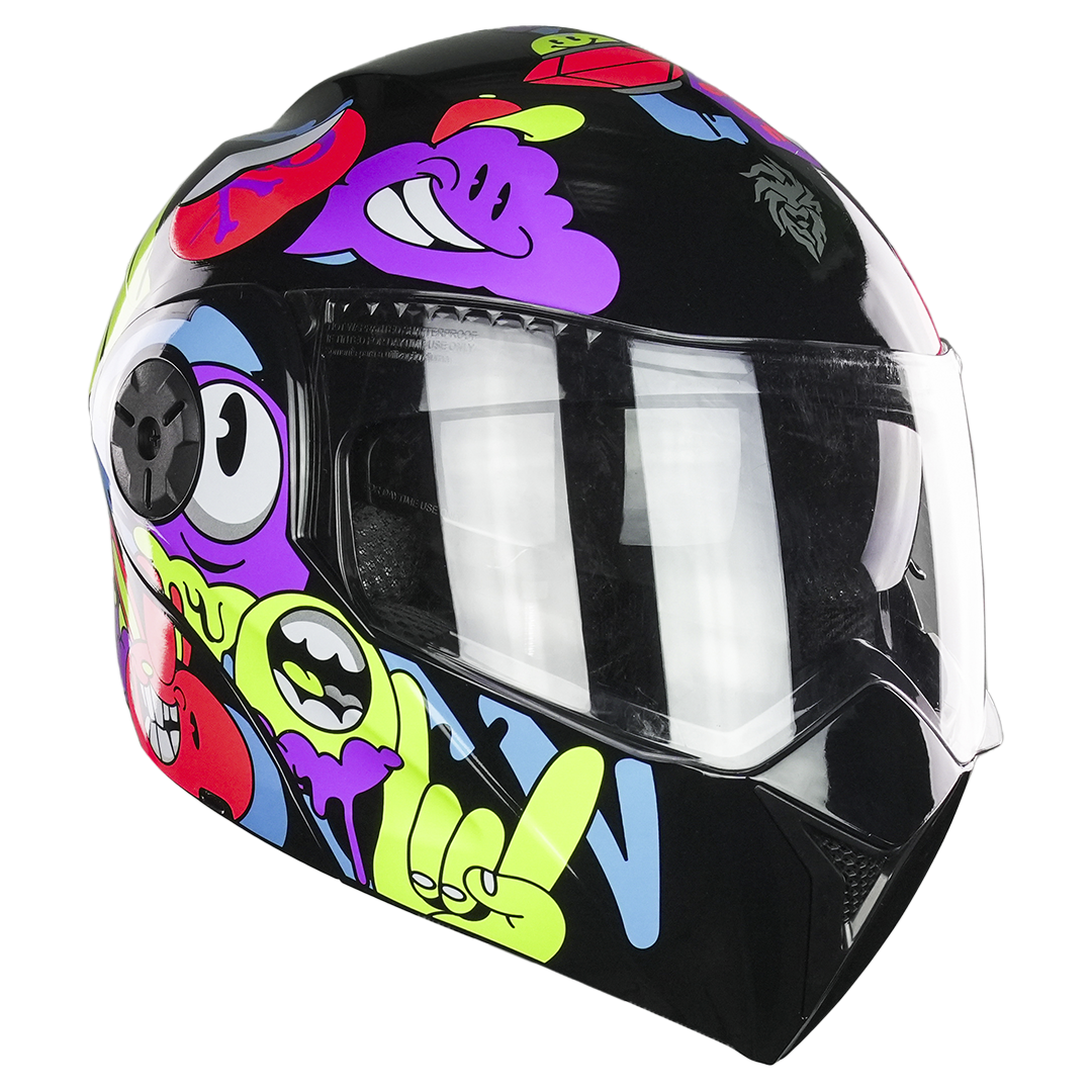 CASCO PARA NIÑO CRAZY RAIN Cascos KOV + de motociclista