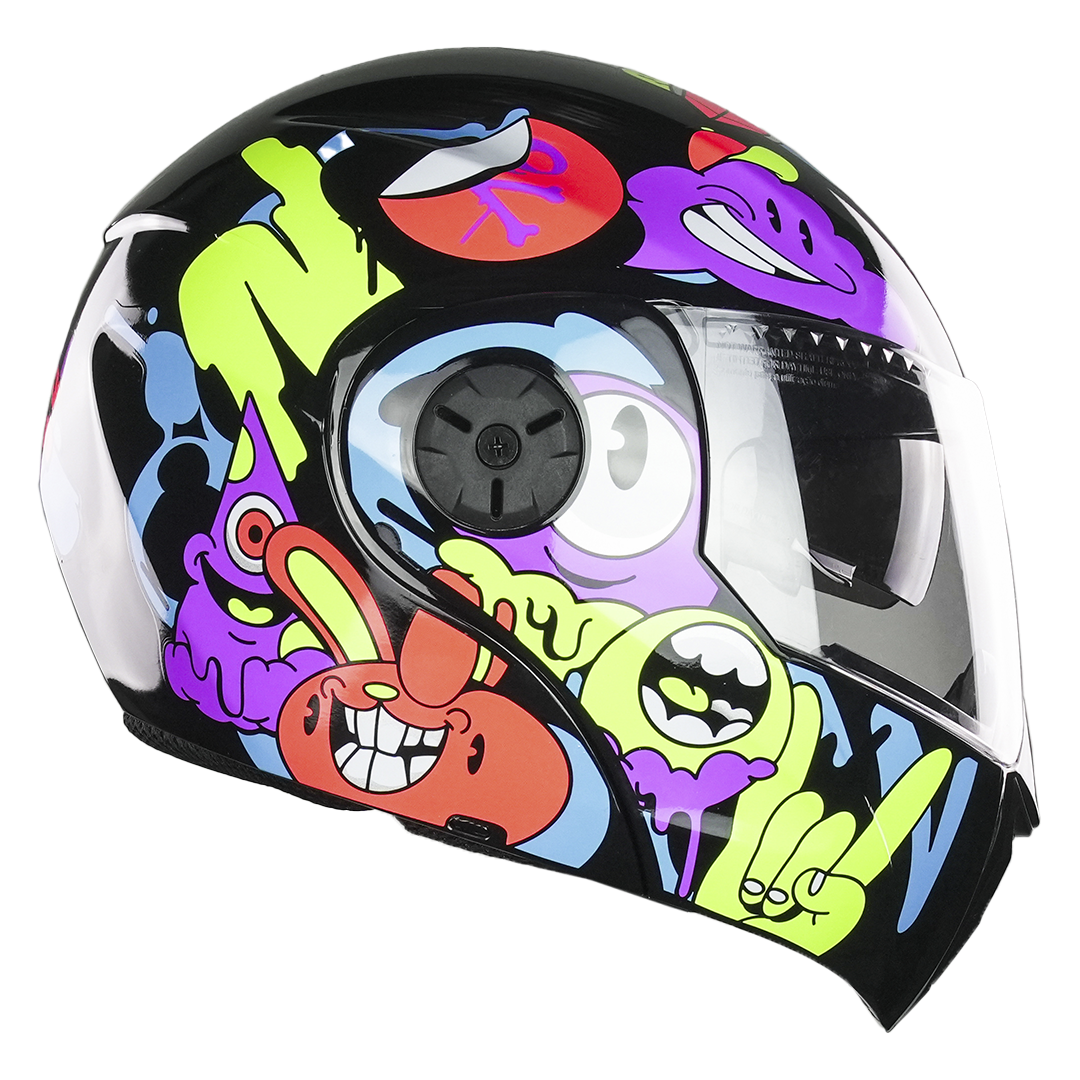CASCO PARA NIÑO CRAZY RAIN Cascos KOV + de motociclista