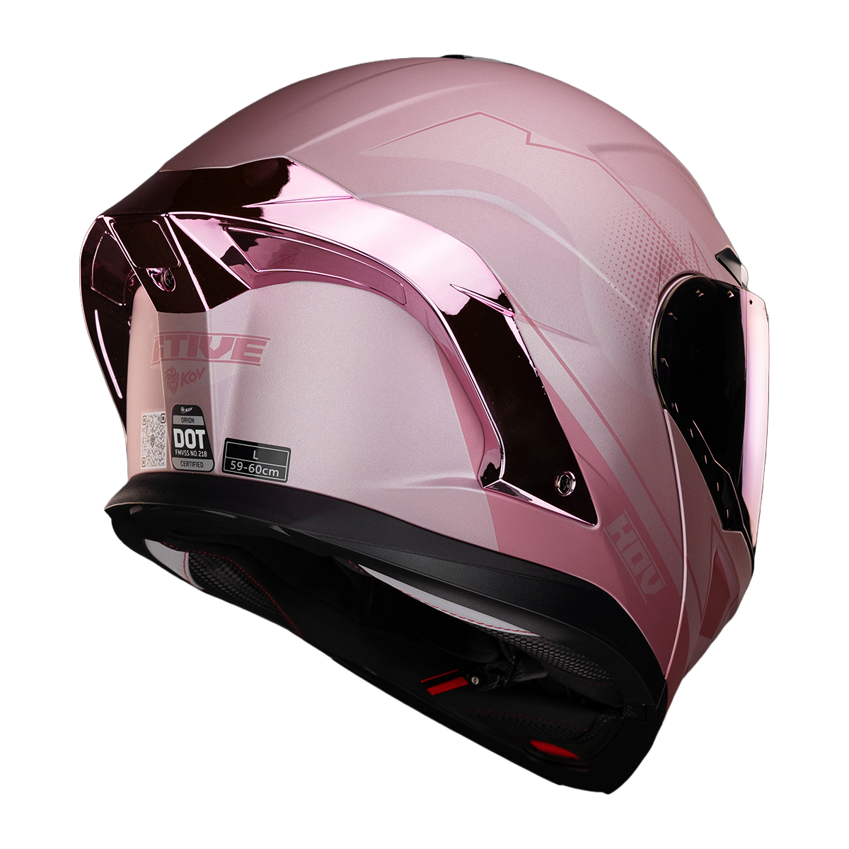 CASCO ORION ACTIVE ROSA GOLD Cascos KOV + de motociclista