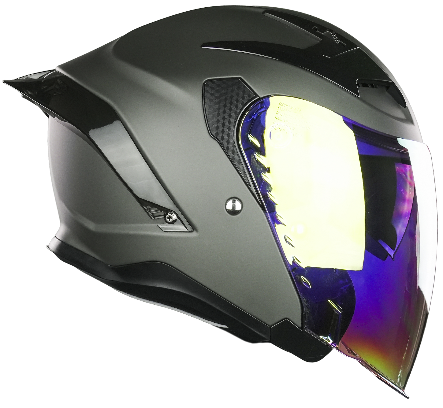 CASCO QUAKE GRIS MATE Cascos X-KOV + de motociclista