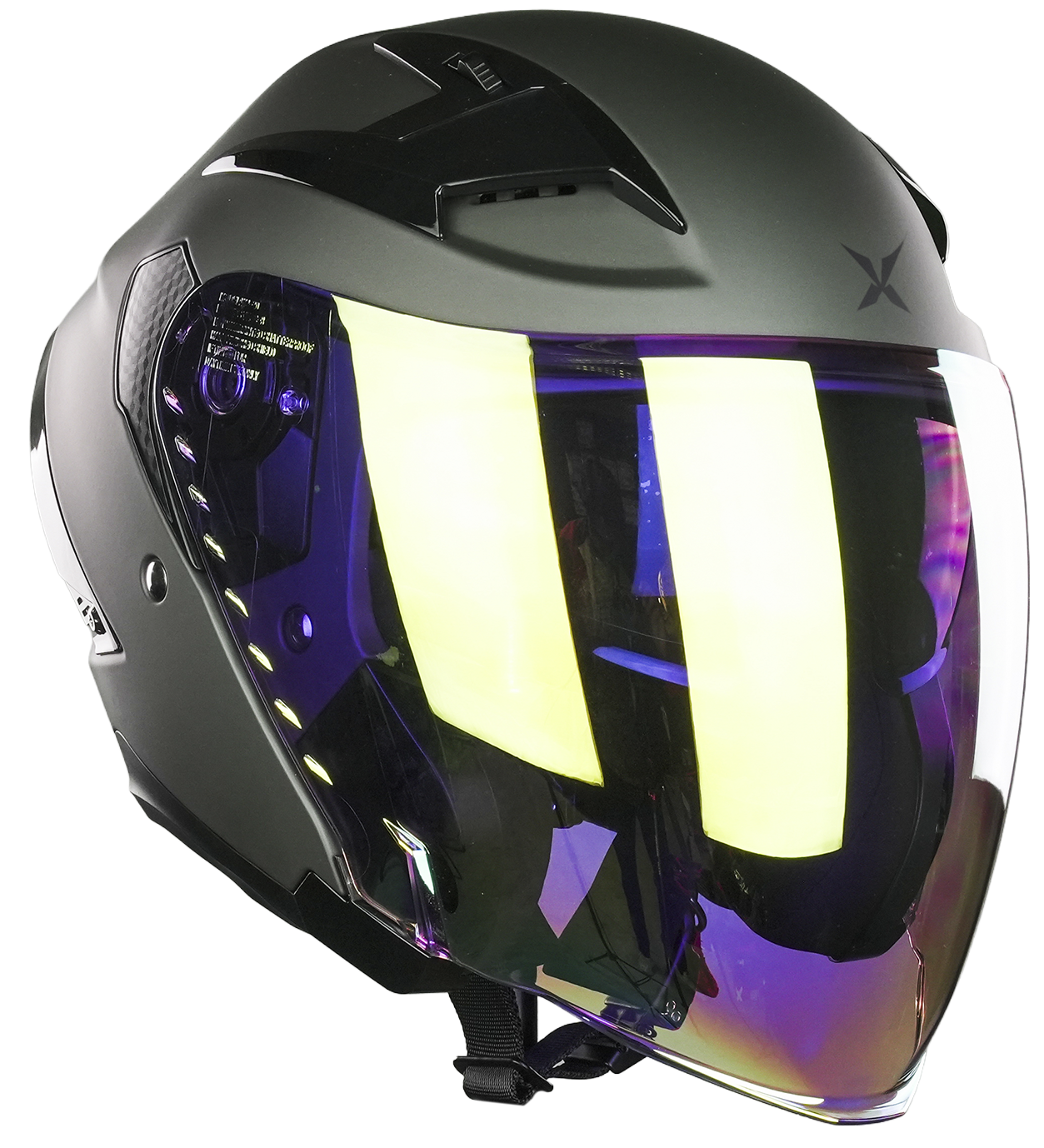 CASCO QUAKE GRIS MATE Cascos X-KOV + de motociclista