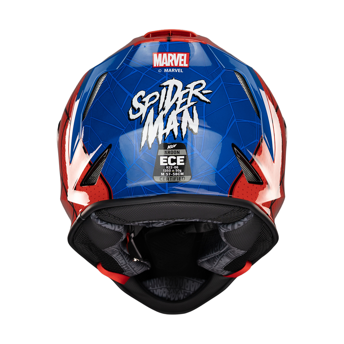 PREVENTA CASCO KROON MARVEL SPIDERMAN Cascos KOV + de motociclista