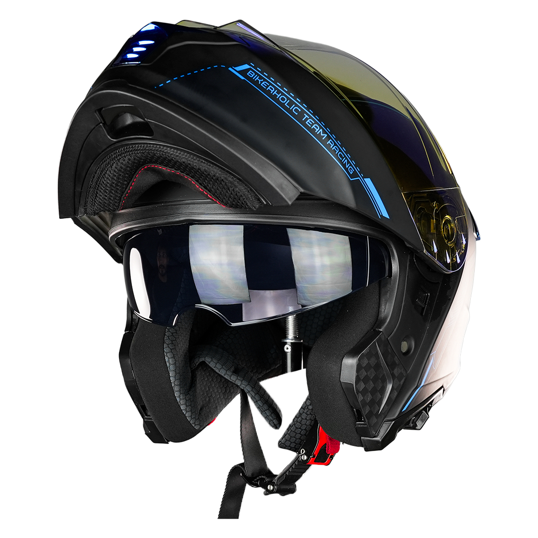 CASCO THUNDER RACING BLUE Cascos KOV + de motociclista