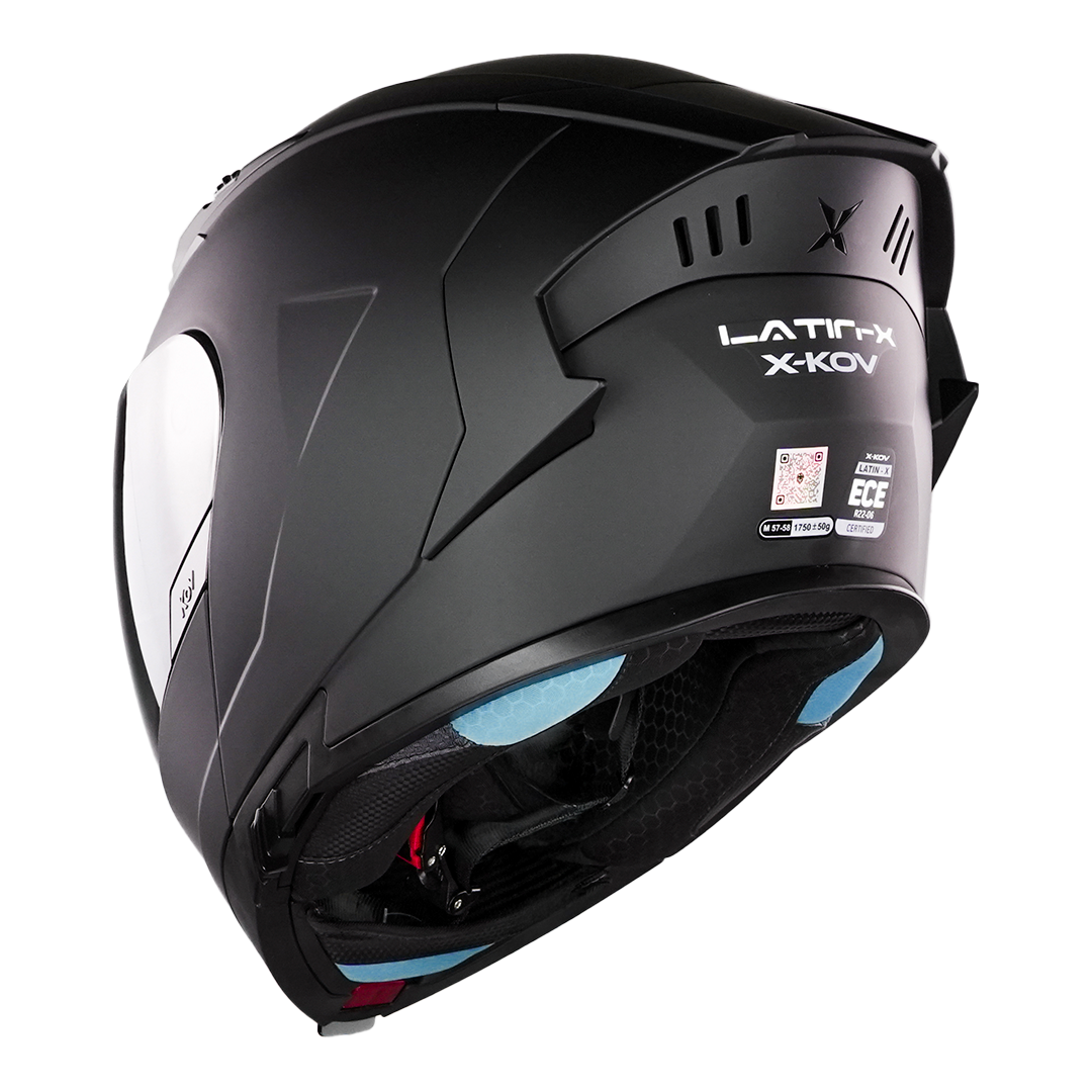 CASCO LATIN X NEGRO MATE Cascos X-KOV + de motociclista