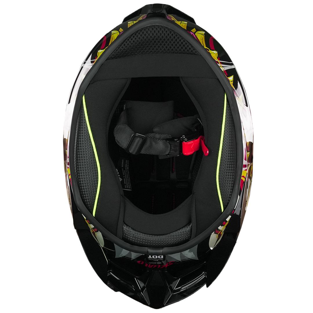 CASCO BUSTER SKUALO NEGRO Cascos KOV + de motociclista