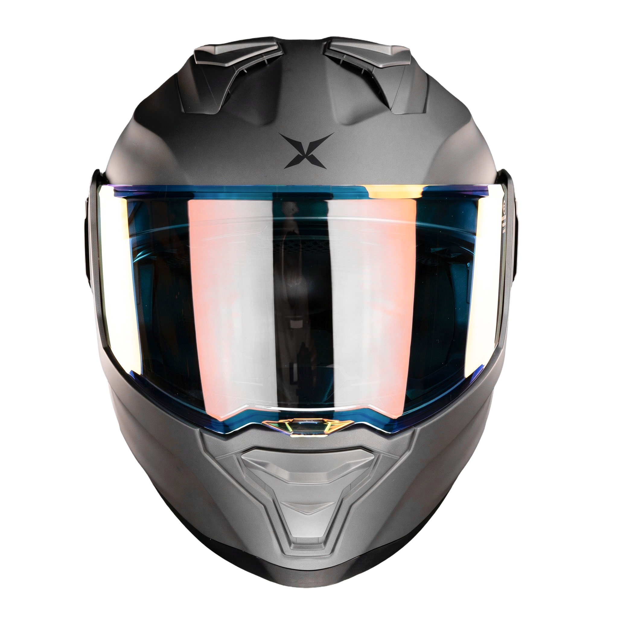 CASCO ALPHA GRIS MATE Cascos X-KOV + de motociclista