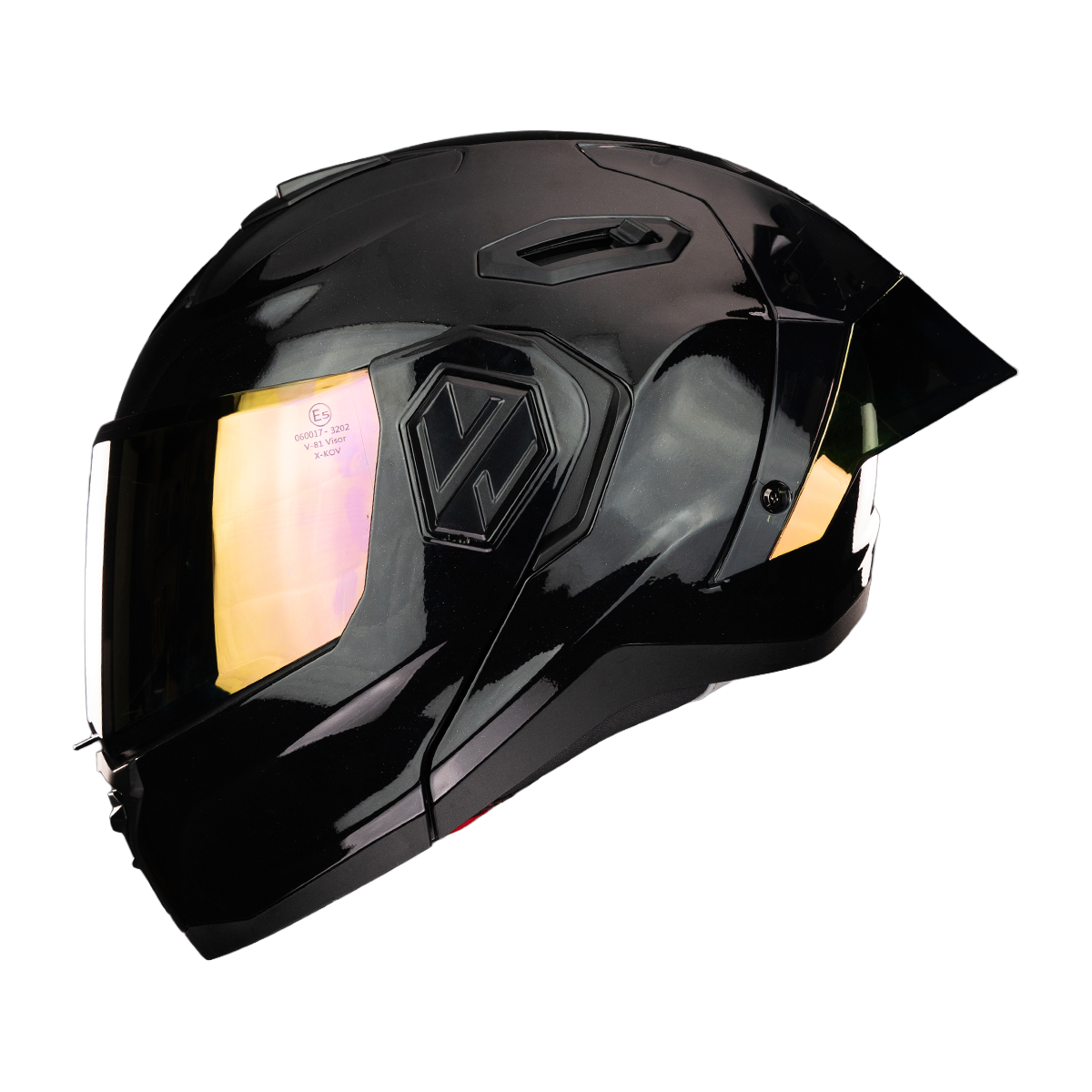 CASCO ALPHA NEGRO DORADO