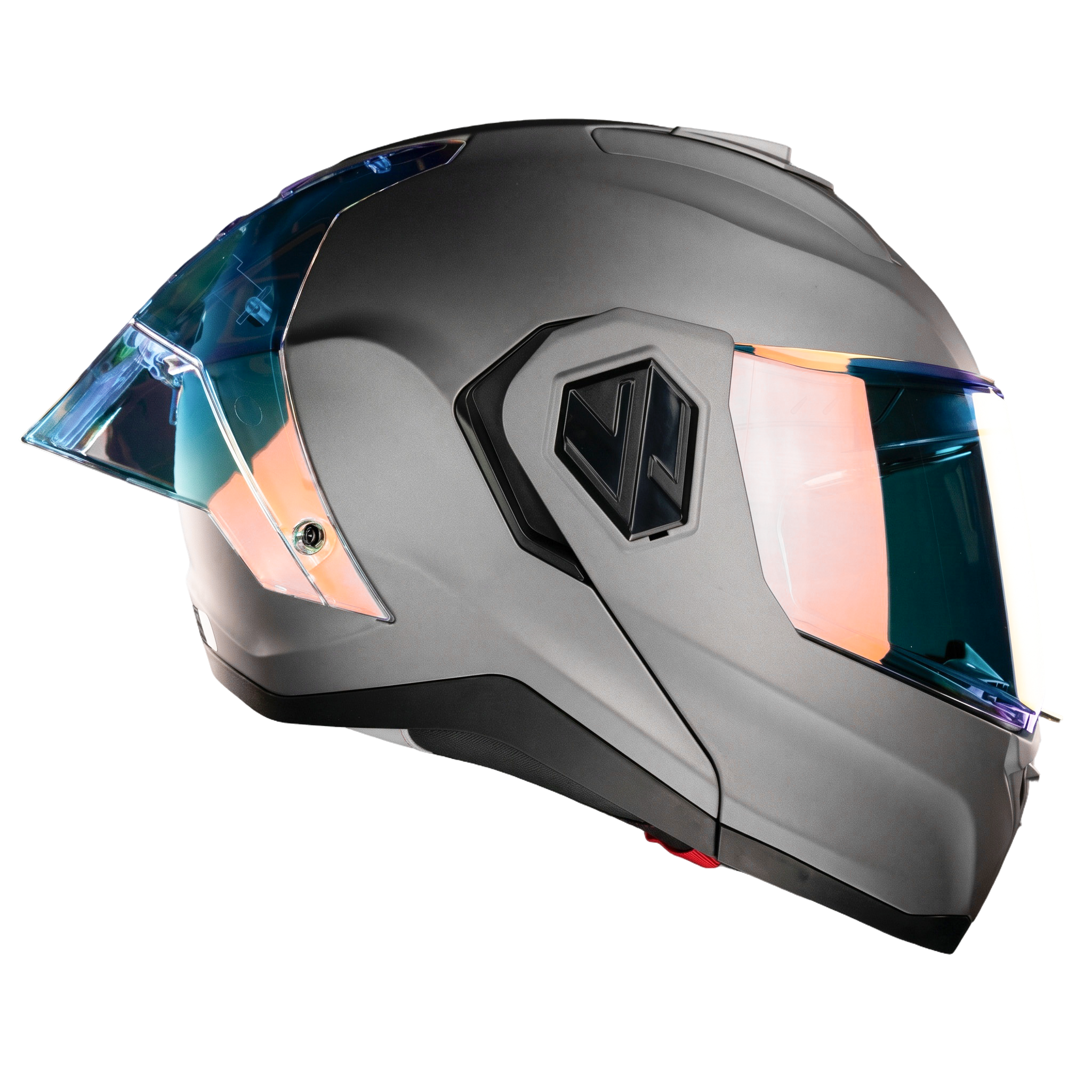 CASCO ALPHA GRIS MATE Cascos X-KOV + de motociclista