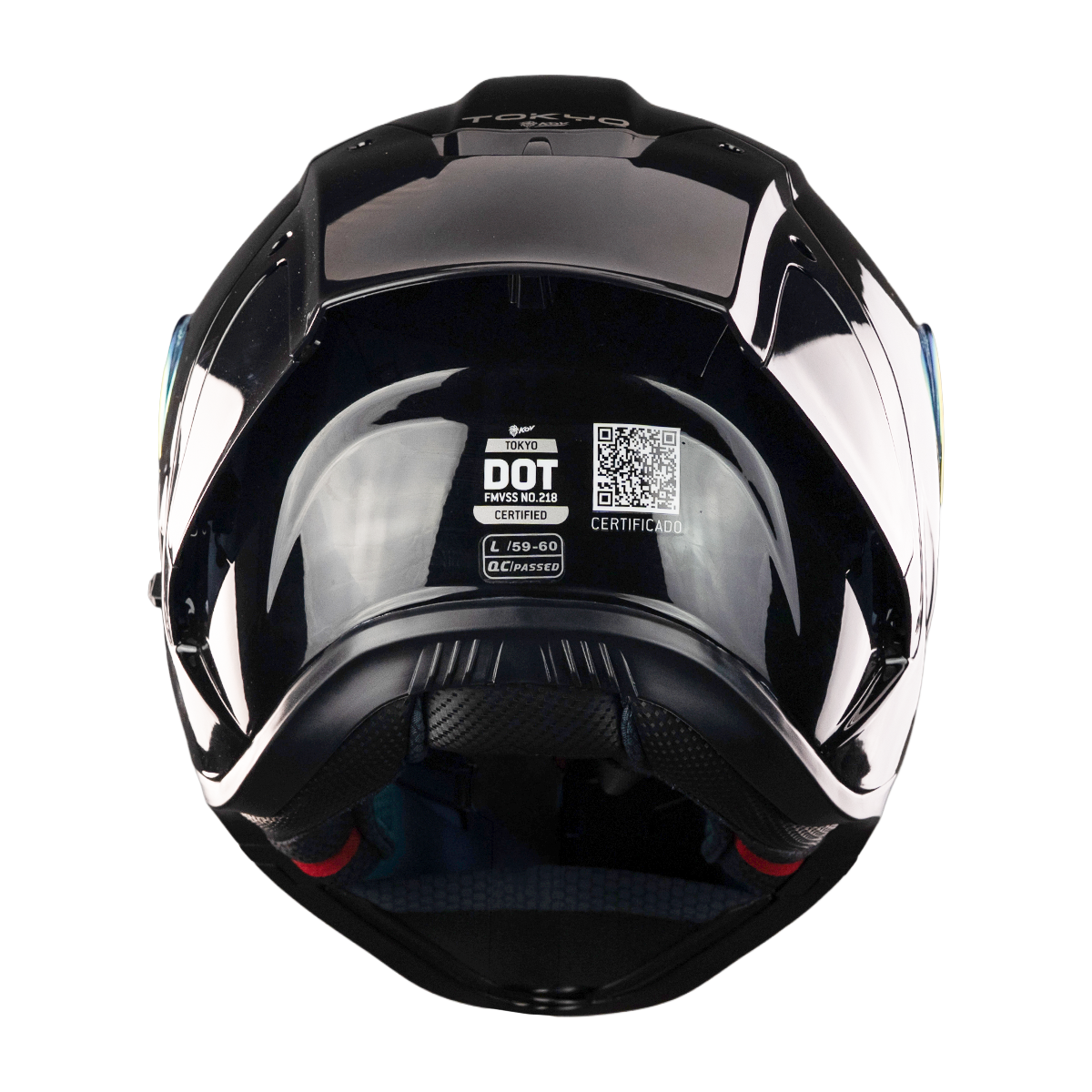 CASCO TOKYO NEGRO GLOSSY