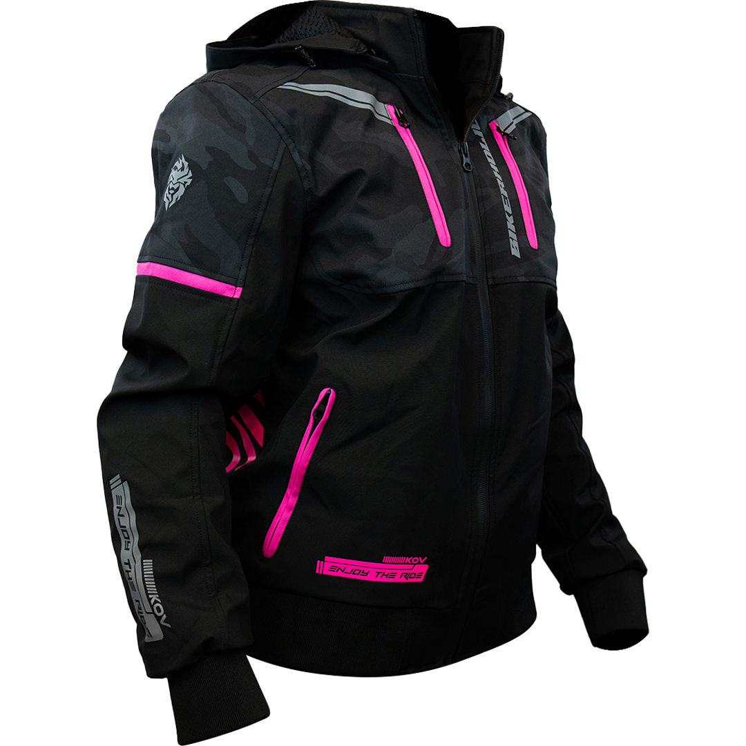 CHAMARRA RADKA ROSA KOV + de motociclista