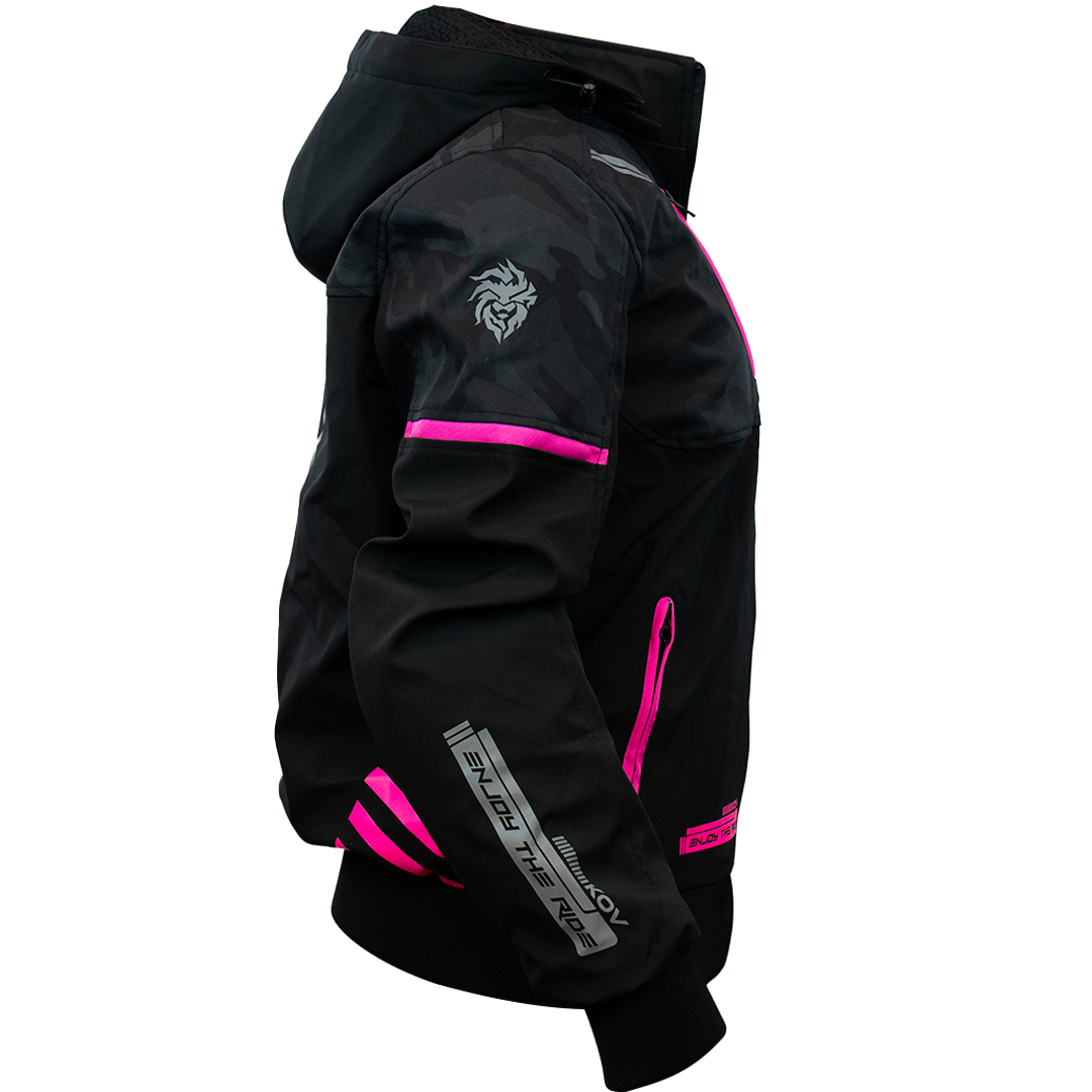 CHAMARRA RADKA ROSA KOV + de motociclista