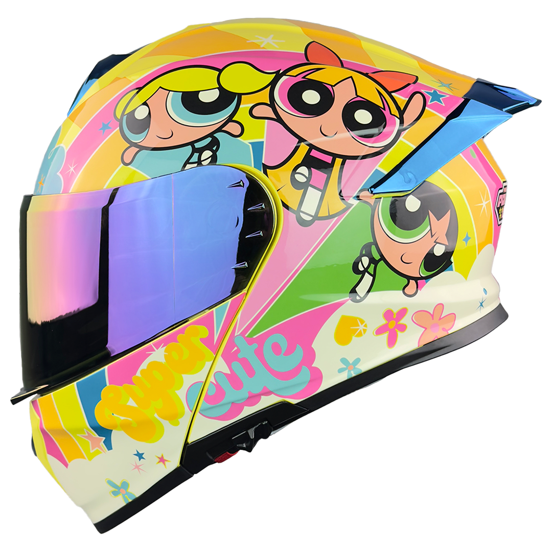 CASCO THUNDER CHICAS SUPERPODEROSAS COLORES