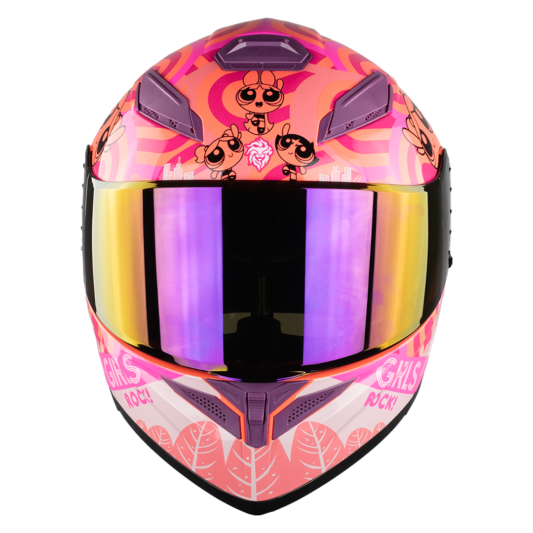 CASCO STARK CHICAS SUPERPODEROSAS ROCK GIRL ROSA Cascos KOV + de motociclista