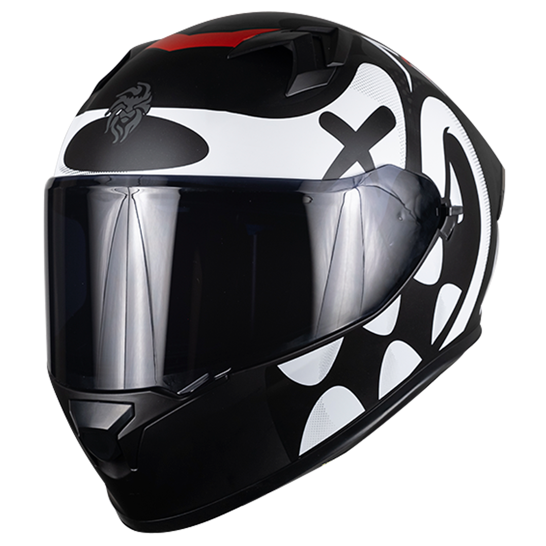 CASCO PIXEL CRAZY BLANCO Cascos KOV + de motociclista