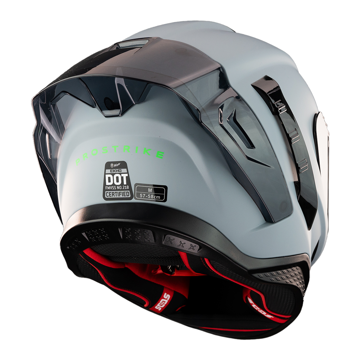 CASCO EKHO GRIS MATE (Copia) Cascos KOV + de motociclista