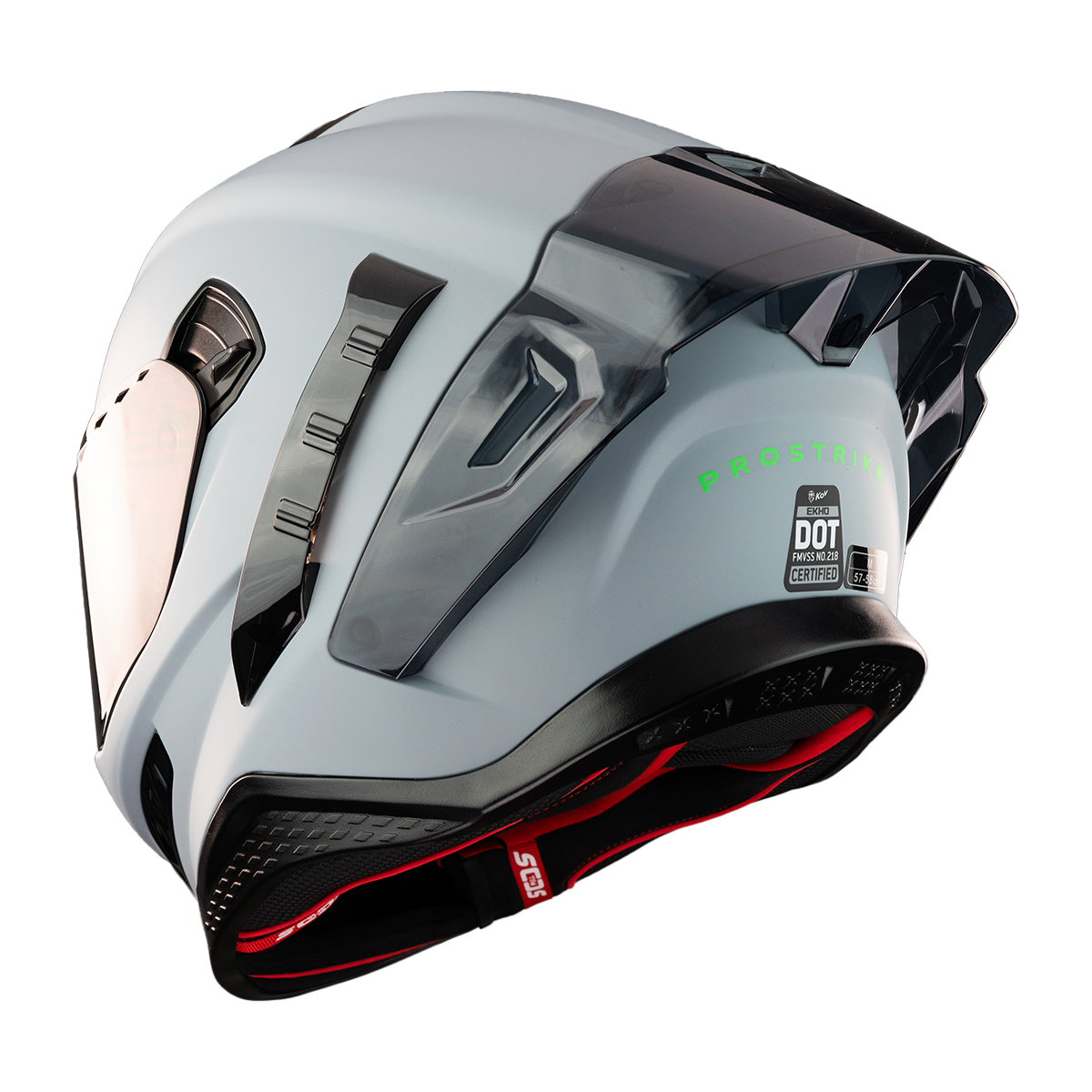 CASCO EKHO GRIS MATE (Copia) Cascos KOV + de motociclista
