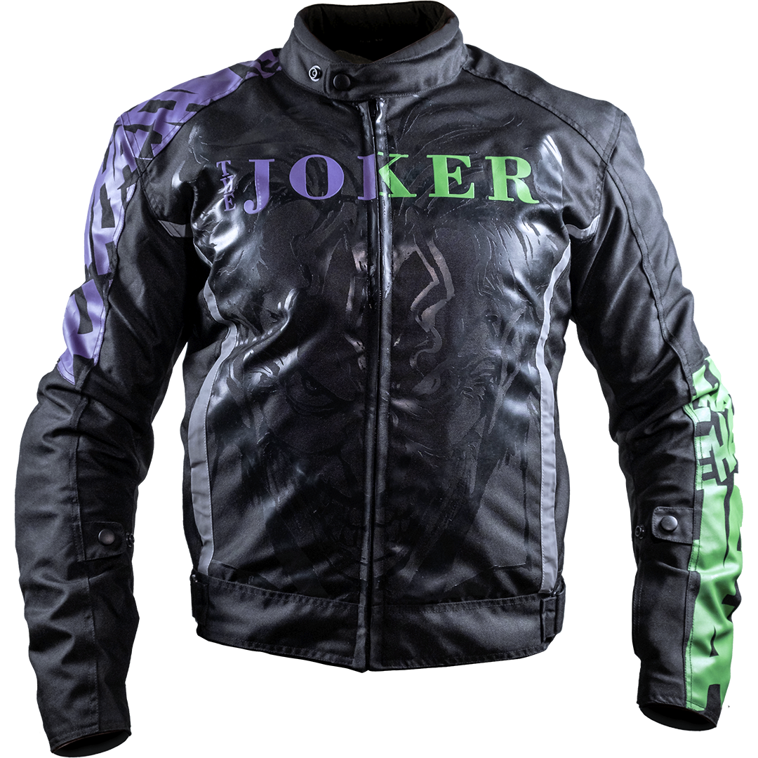 CHAMARRA DC JOKER / EL GUASÓN Vestimenta DC + de motociclista