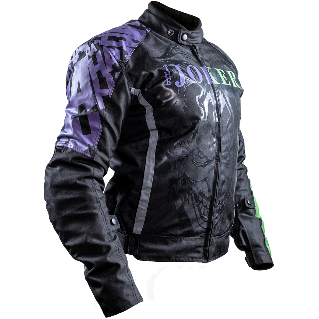 CHAMARRA DC JOKER / EL GUASÓN Vestimenta DC + de motociclista