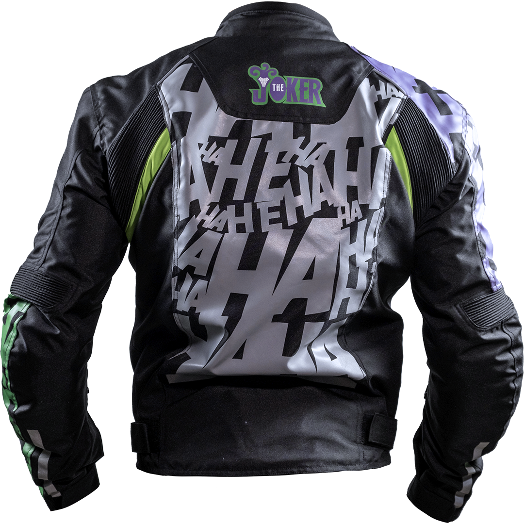 CHAMARRA DC JOKER / EL GUASÓN Vestimenta DC + de motociclista