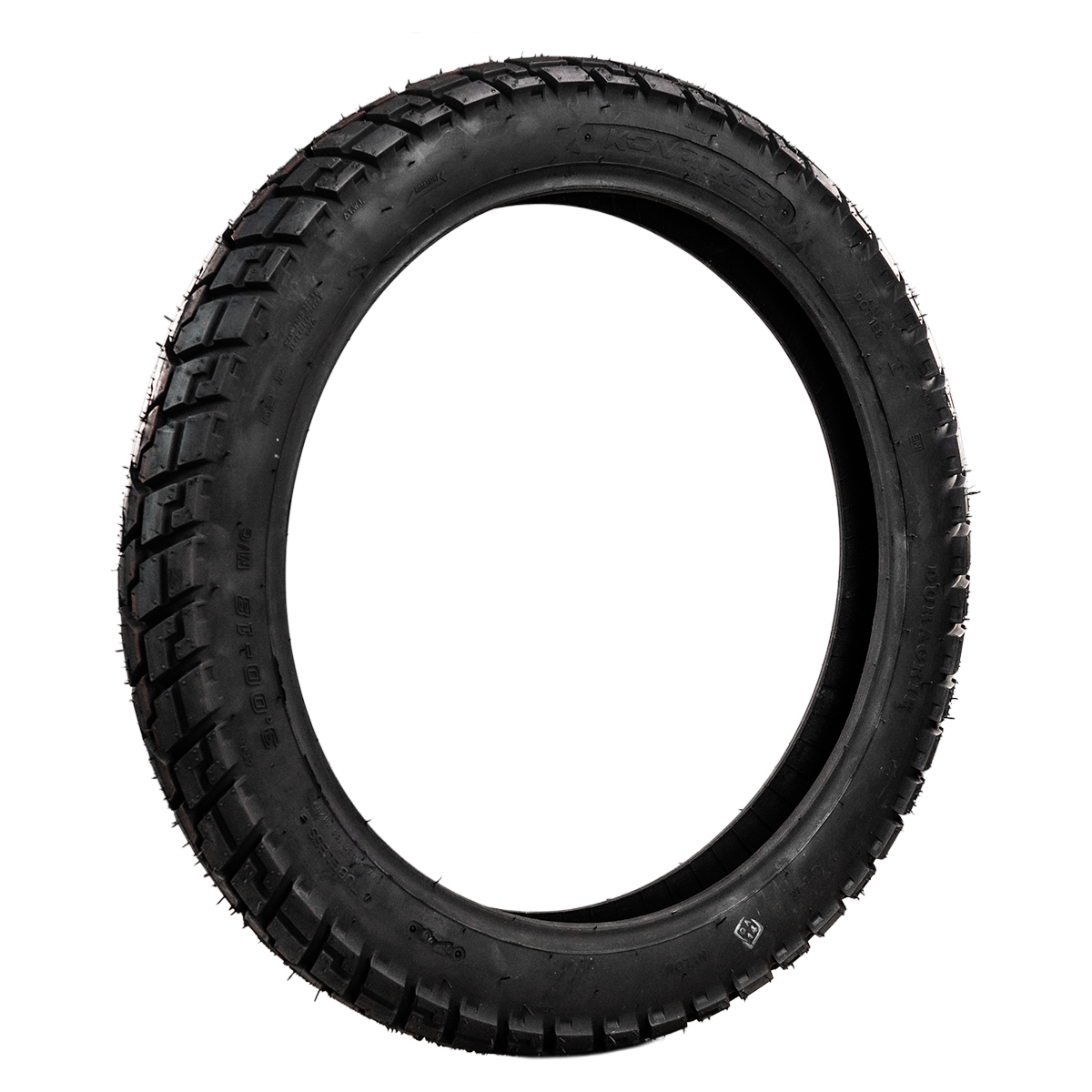 DURA GRIP 3.00-18 TL Llanta de moto Kov Tires + de motociclista