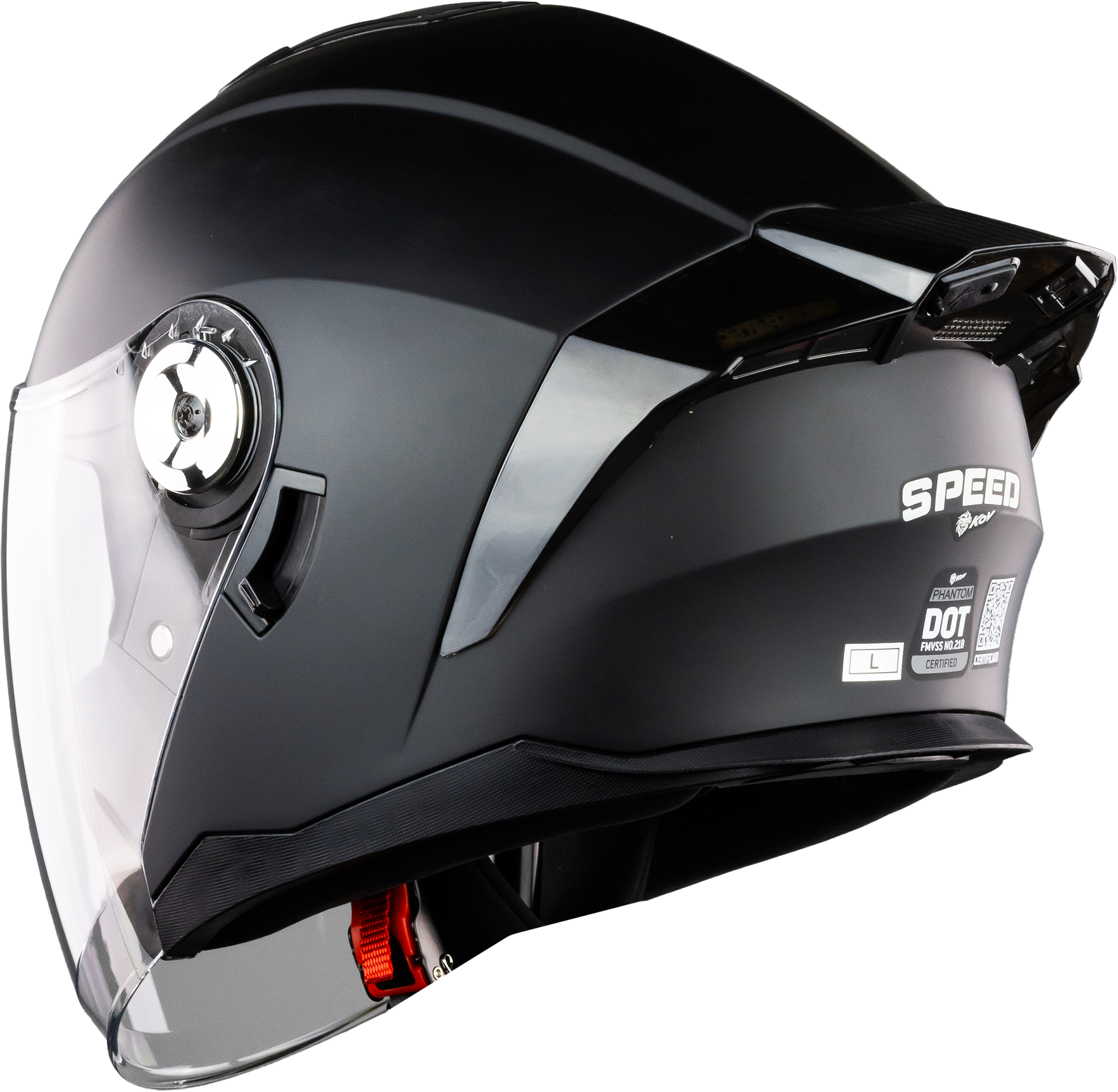 CASCO PHANTOM SPEED BLACK LED Cascos KOV + de motociclista