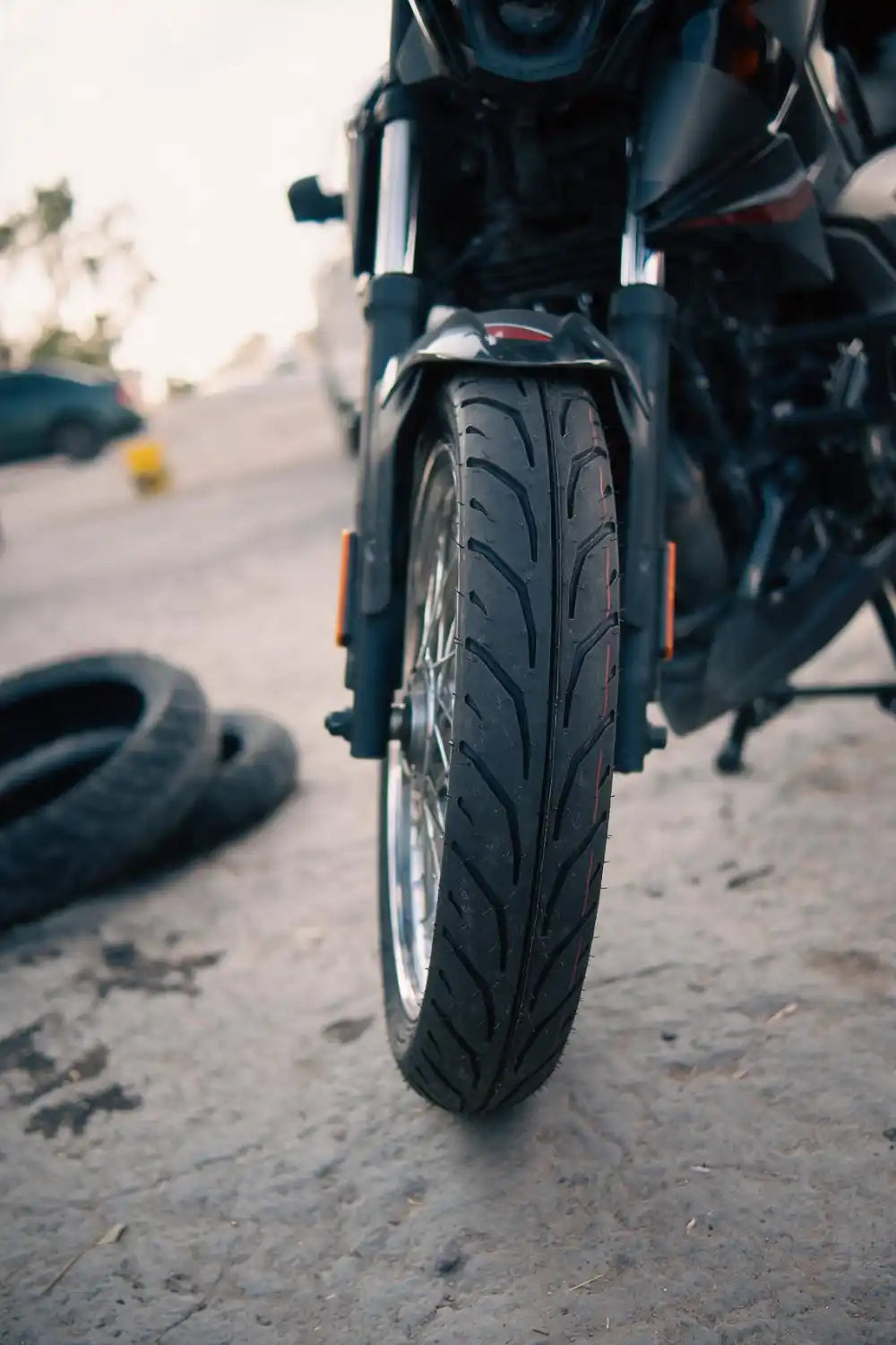 001-ISP 110/70-17 TT Llanta de moto ISP Tires + de motociclista
