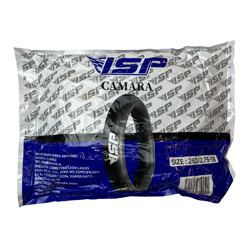 Camara 2.50/2.75-18 TR4 Cámara de moto ISP Tires + de motociclista