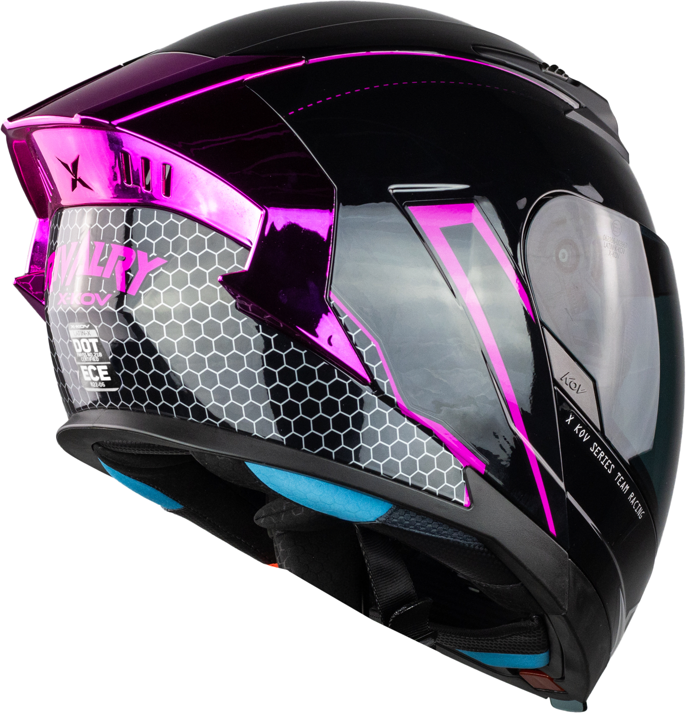 CASCO LATIN X RIVALRY NEGRO FIUSHA Cascos X-KOV + de motociclista