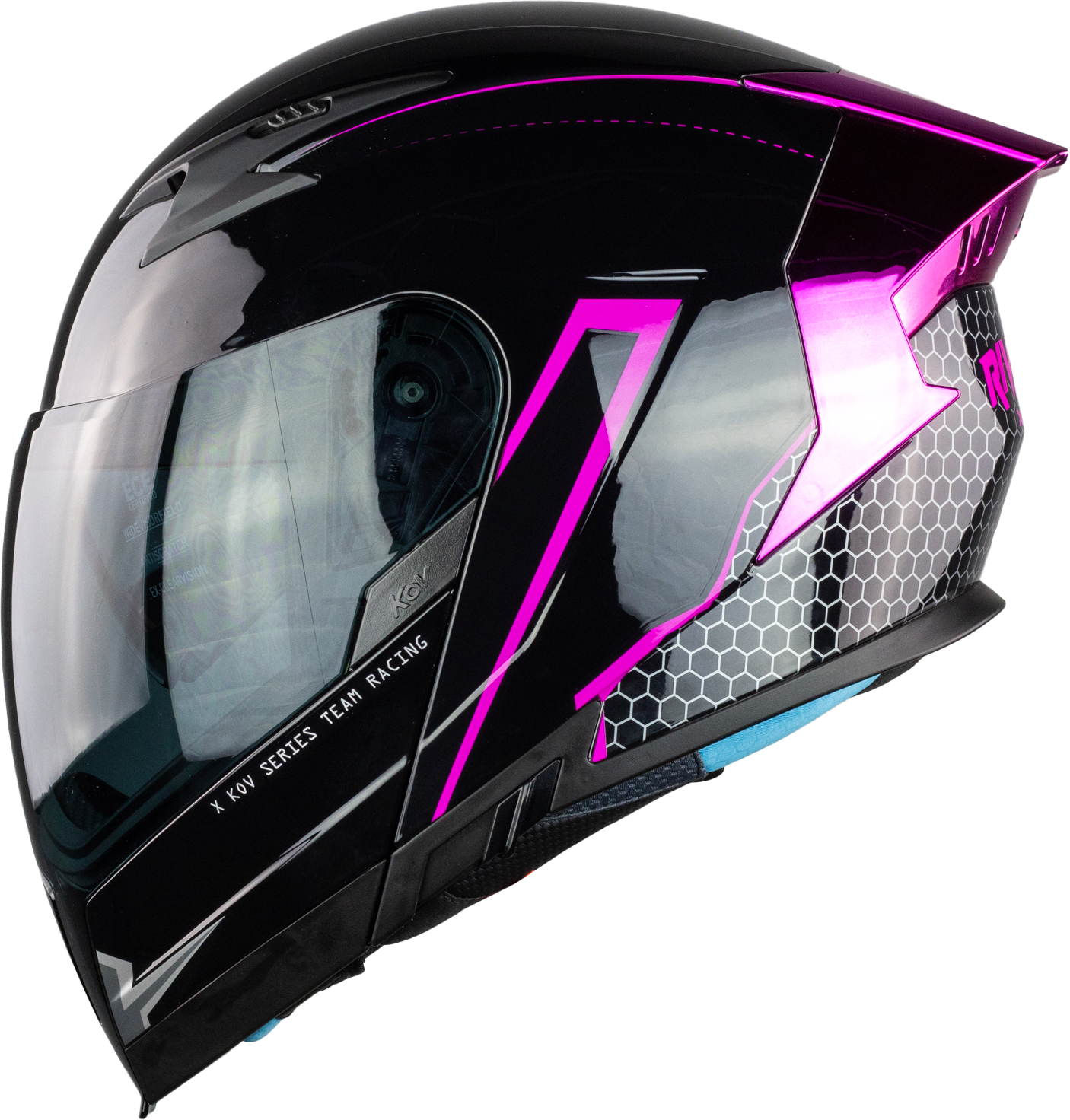 CASCO LATIN X RIVALRY NEGRO FIUSHA Cascos X-KOV + de motociclista