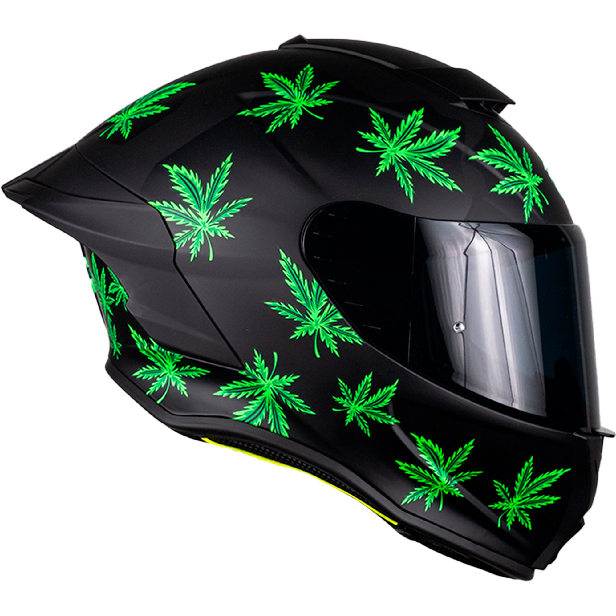 CASCO BUSTER MARY JANE NEGRO MATE FLUORESCENTE Cascos KOV + de motociclista