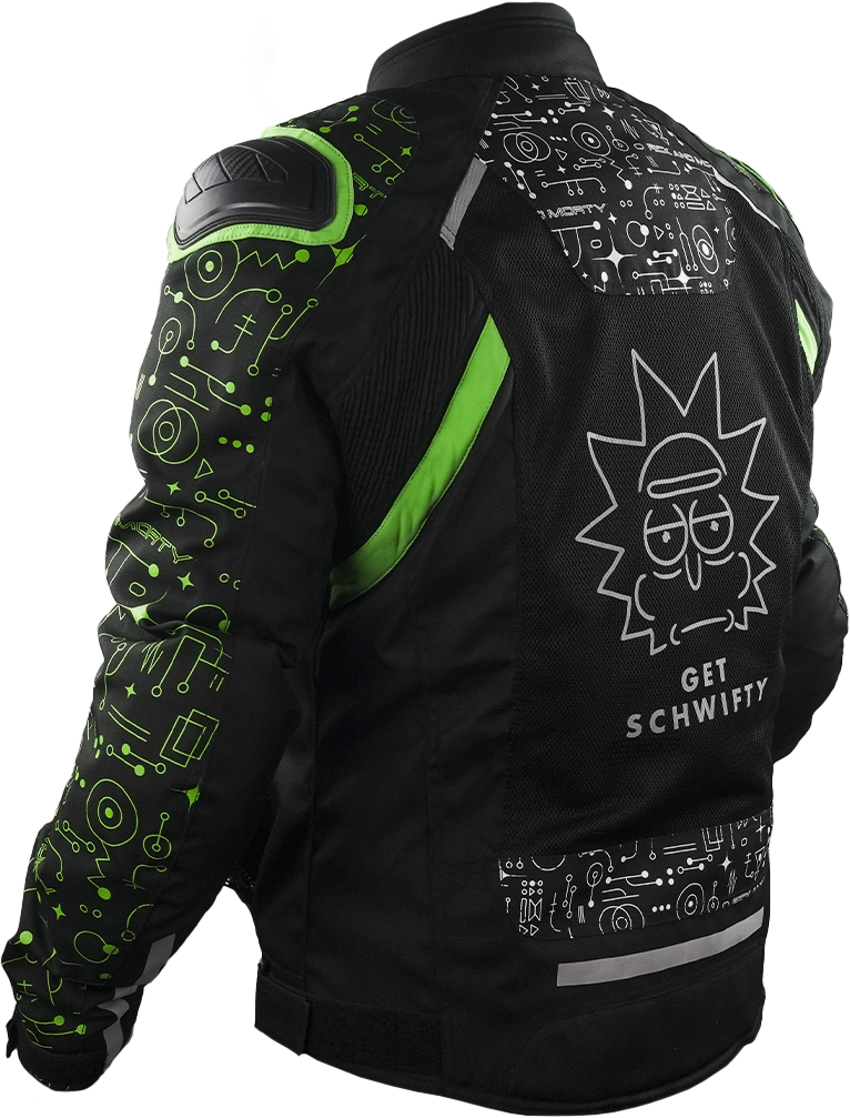 CHAMARRA RICK & MORTY KOV + de motociclista