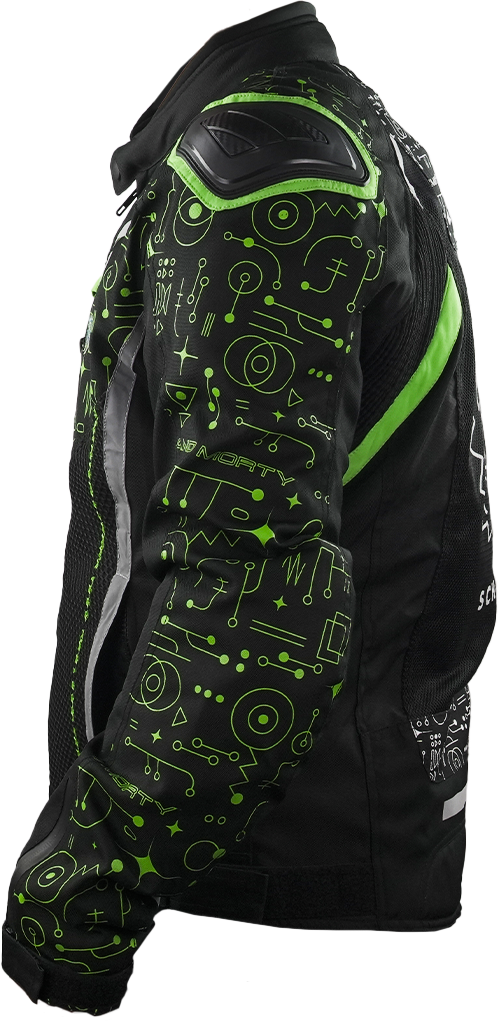 CHAMARRA RICK & MORTY KOV + de motociclista