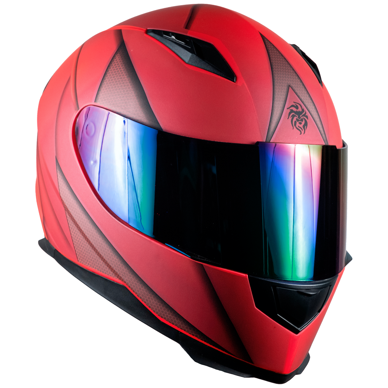 Kov Cascos Rojos Moto Casco Integral De Moto X-kov Magneto Nitro