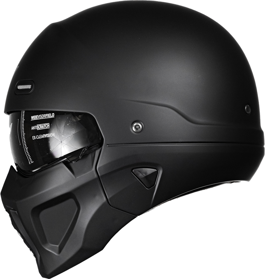 CASCO SPECTRUM NEGRO Cascos KOV + de motociclista