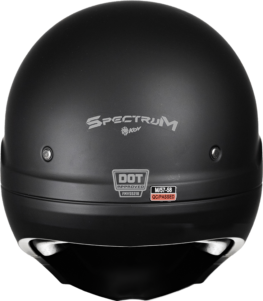 CASCO SPECTRUM NEGRO Cascos KOV + de motociclista