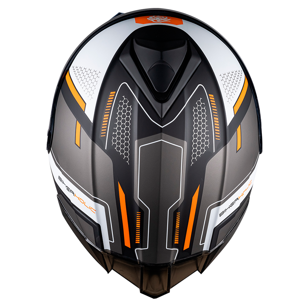 CASCO THUNDER REVENGE NARANJA Cascos KOV + de motociclista