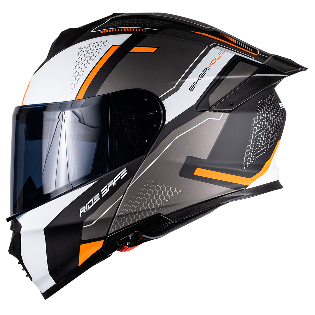 CASCO THUNDER REVENGE NARANJA Cascos KOV + de motociclista