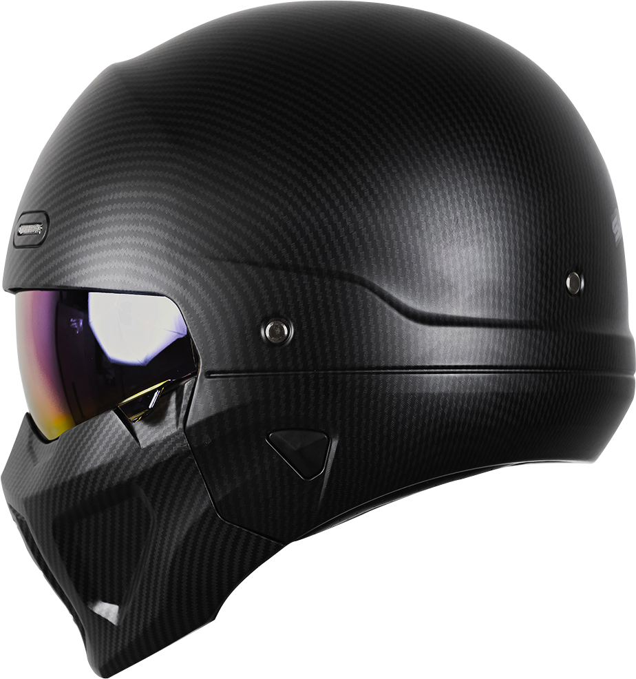 CASCO SPECTRUM TIPO FIBRA DE CARBONO Cascos KOV + de motociclista