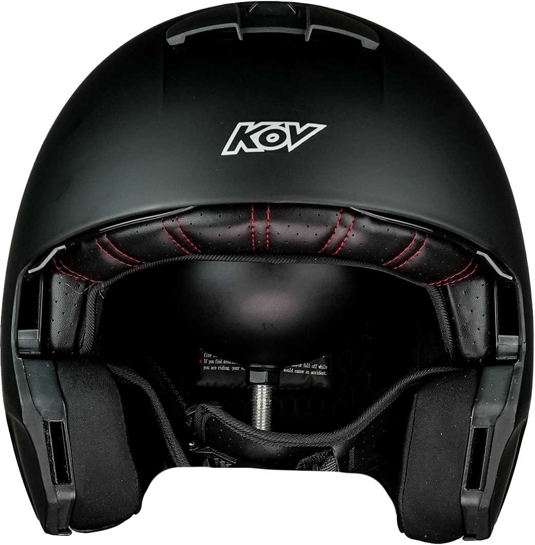 CASCO SPECTRUM NEGRO MATE LUZ LED Cascos KOV + de motociclista