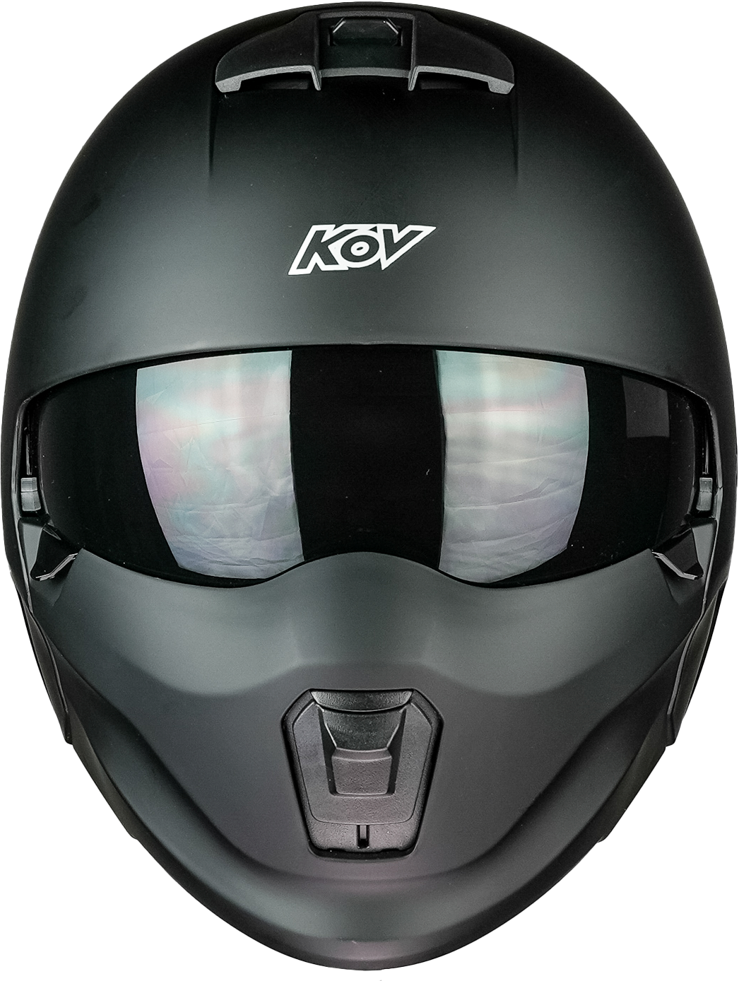 CASCO SPECTRUM NEGRO MATE LUZ LED Cascos KOV + de motociclista
