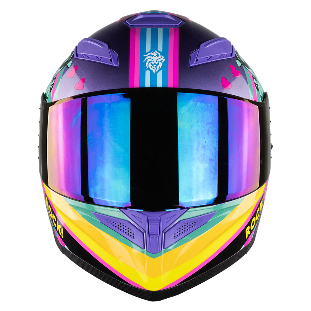 CASCO STARK CHICAS SUPERPODEROSAS ROCK GIRL Cascos KOV + de motociclista