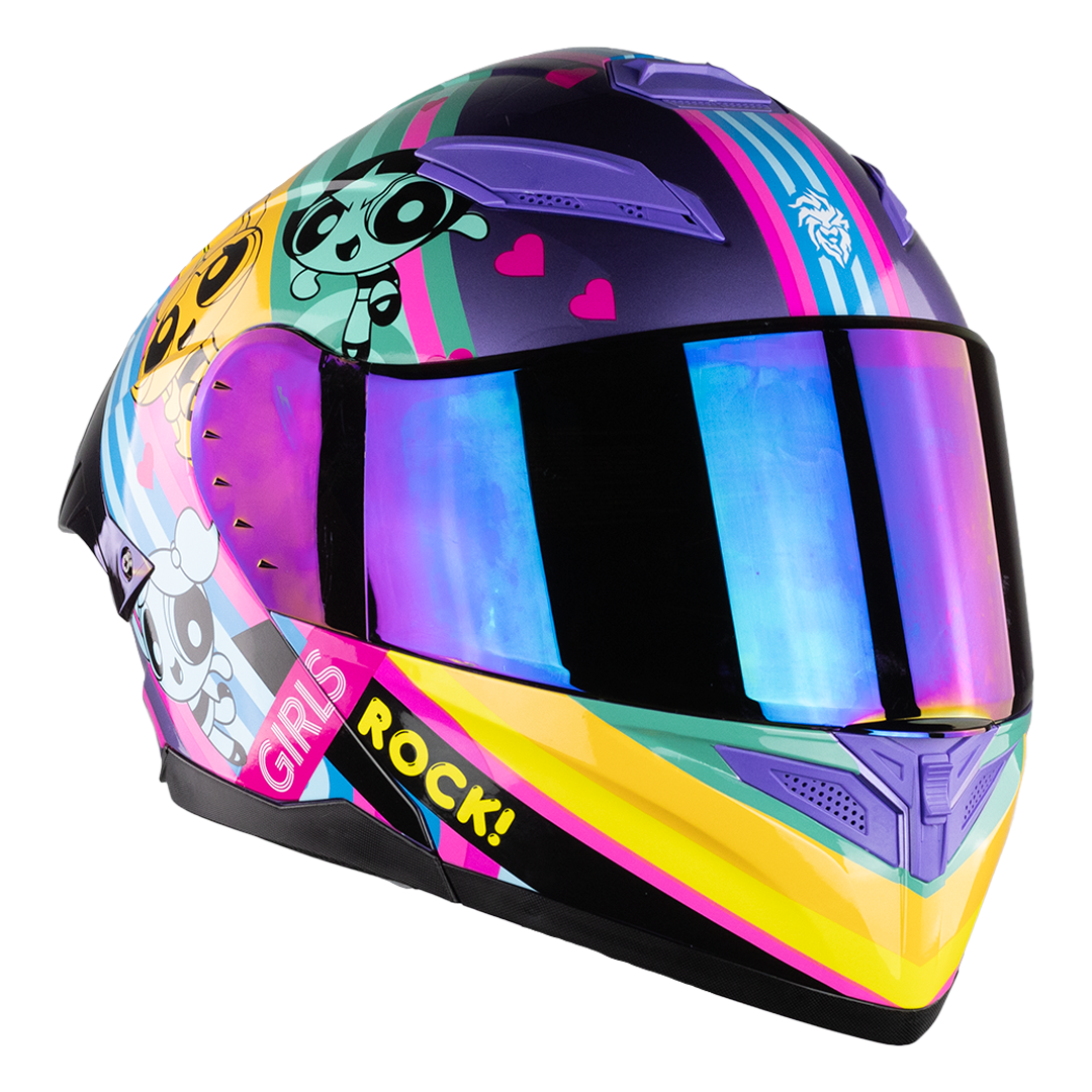 CASCO STARK CHICAS SUPERPODEROSAS ROCK GIRL Cascos KOV + de motociclista