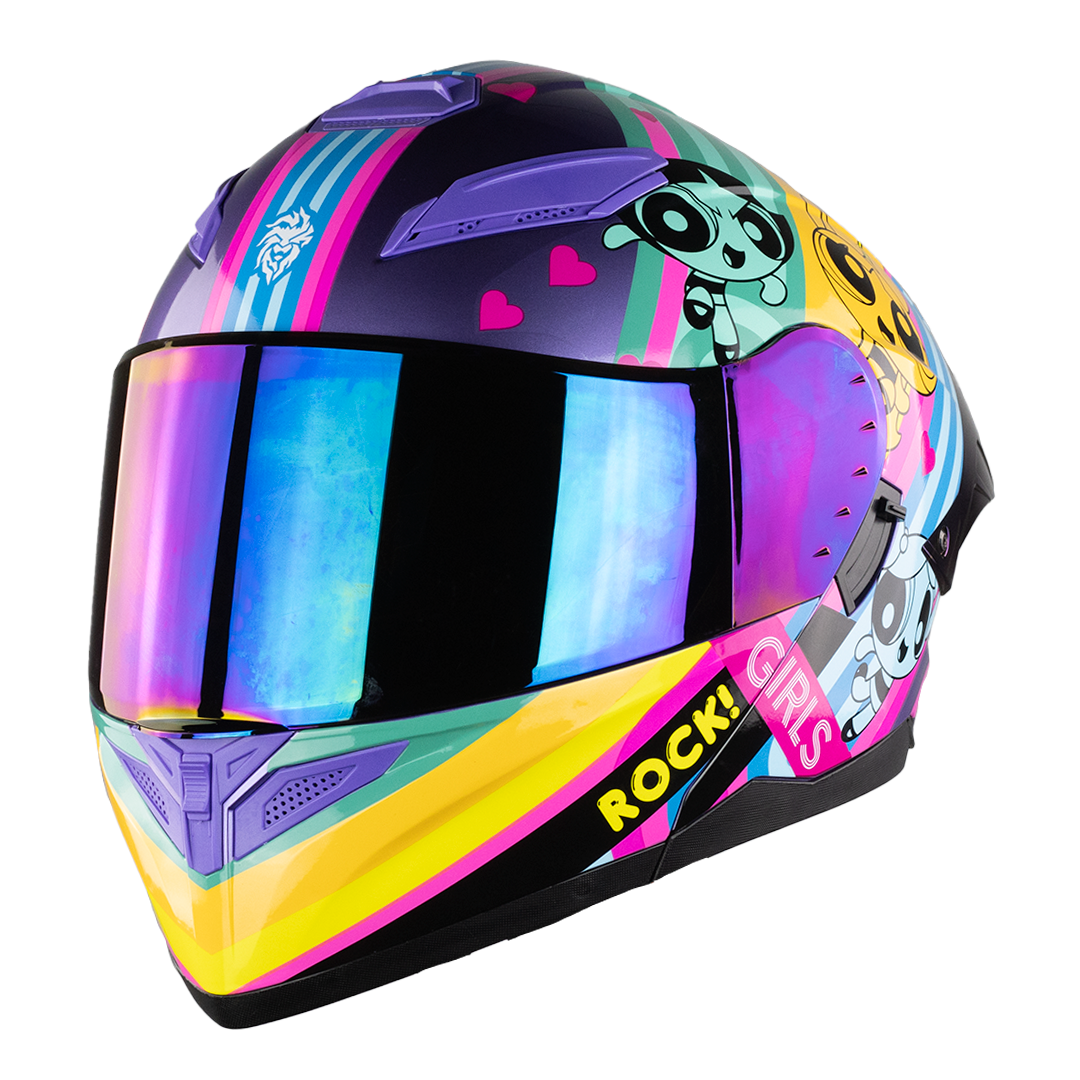 CASCO STARK CHICAS SUPERPODEROSAS ROCK GIRL Cascos KOV + de motociclista