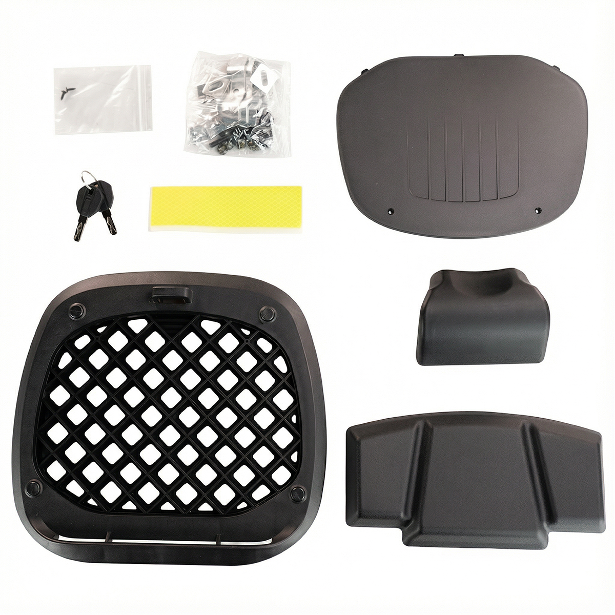 MALETERO TOP CASE CAMUFLAJE CON RESPALDO 45 L Accesorios KOV + de motociclista