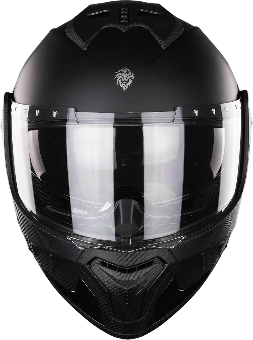 CASCO TURBO NEGRO MATE (LUZ LED) Cascos KOV + de motociclista