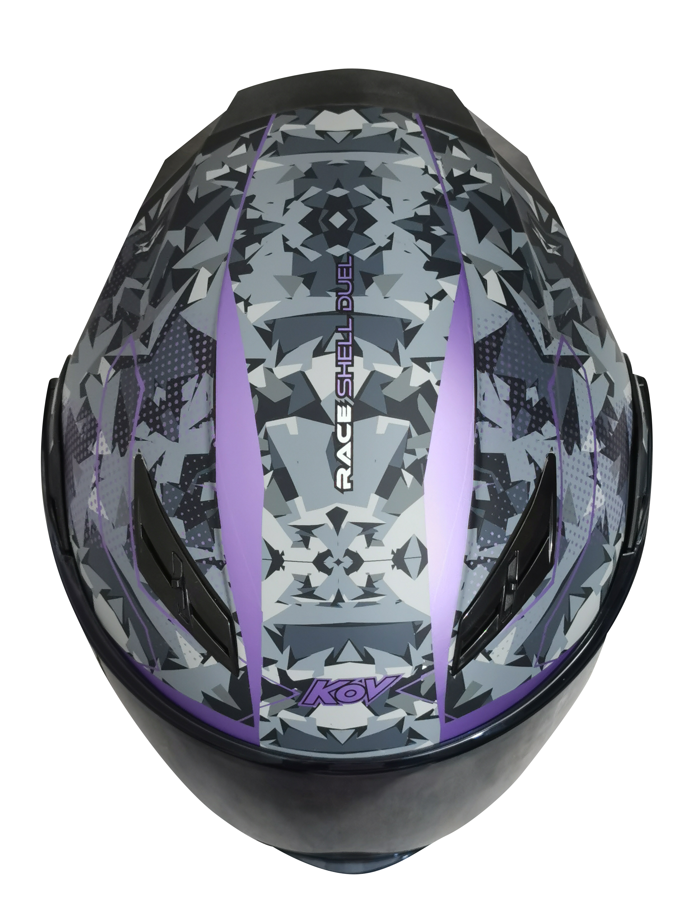 NÉBULA WRAP MORADO Cascos KOV + de motociclista